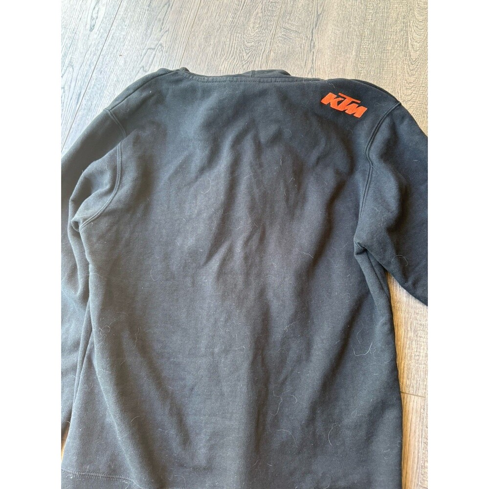 KTM PowerWear Fox Racing Hoodie Men’s Small Orange Black Zip Up Moto - Picture 5 of 5